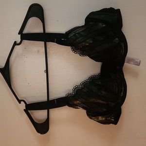 SAVAGEXFENTY faux leather mesh bra